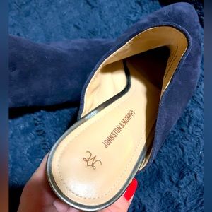 Blue Suede Shoes sz 7 Johnston&Murphy